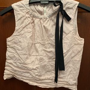 Prada Rough Silk Tank Top